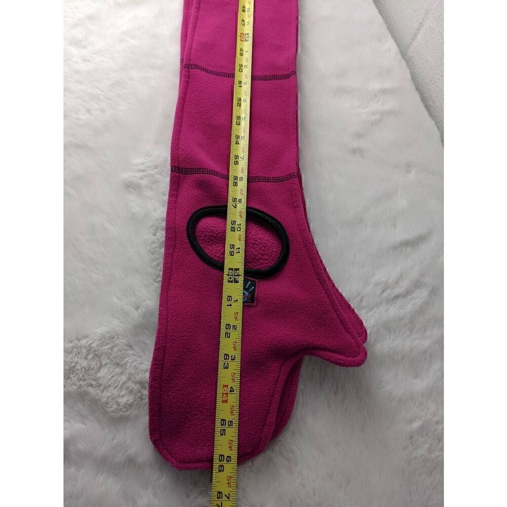 Vintage Y2K Mudd‎ Pink Winter Hat Mitten Scarf Set Fleece One Size Hot Pink - Picture 8 of 10